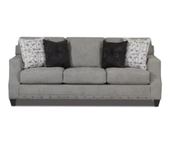 Alexandria Gray Chenille Sofa