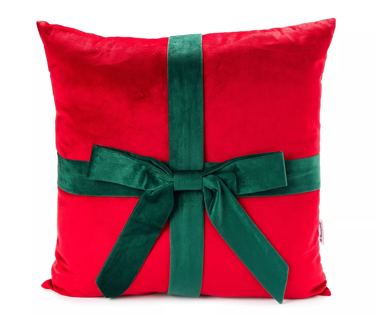 Festive Gathering Red Gift Bow Throw Pillow 3 Festive Gathering Red Gift Bow Throw Pillow