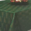 Broyhill Festive Gathering Green & Gold Trees Fabric Tablecloth 1 Broyhill Festive Gathering Green & Gold Trees Fabric Tablecloth -Broyhill 810616931 810616967 810616966 A0